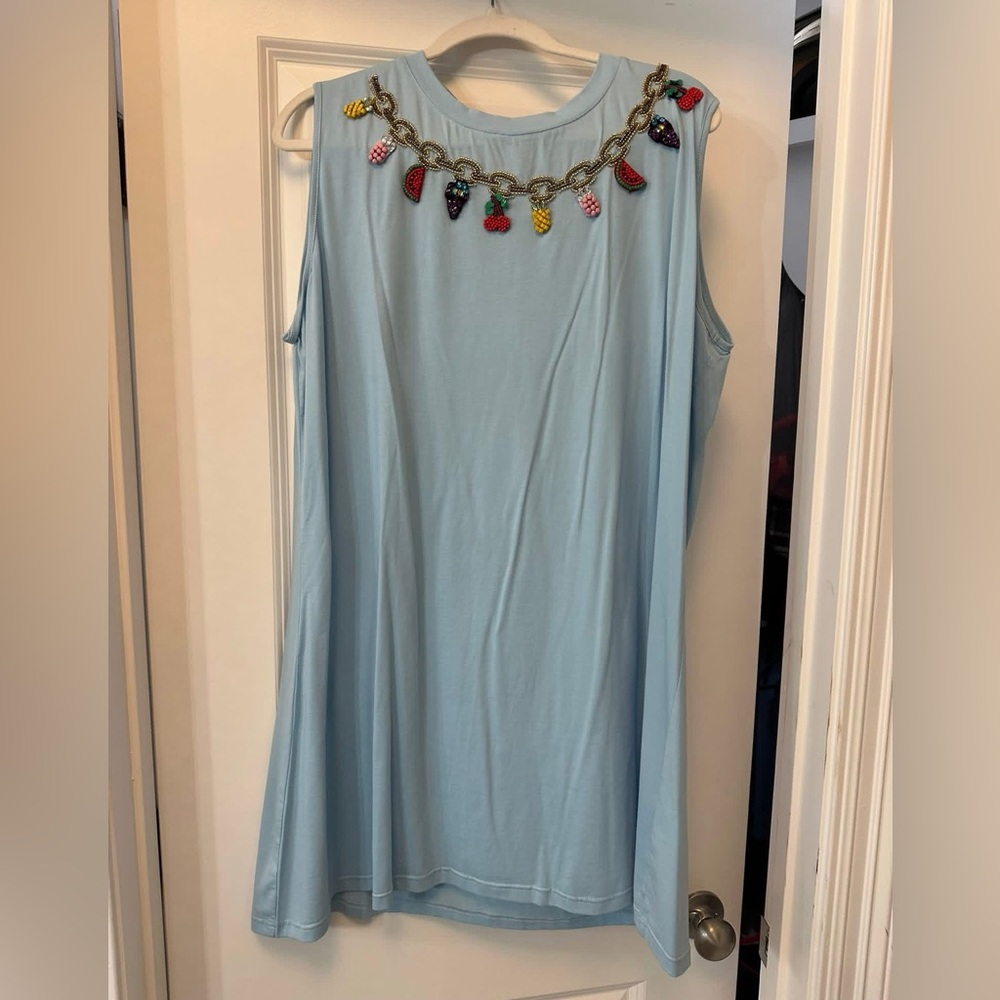 QUEEN OF SPARKLES Fruit Necklace Dress 
Like new only worn once